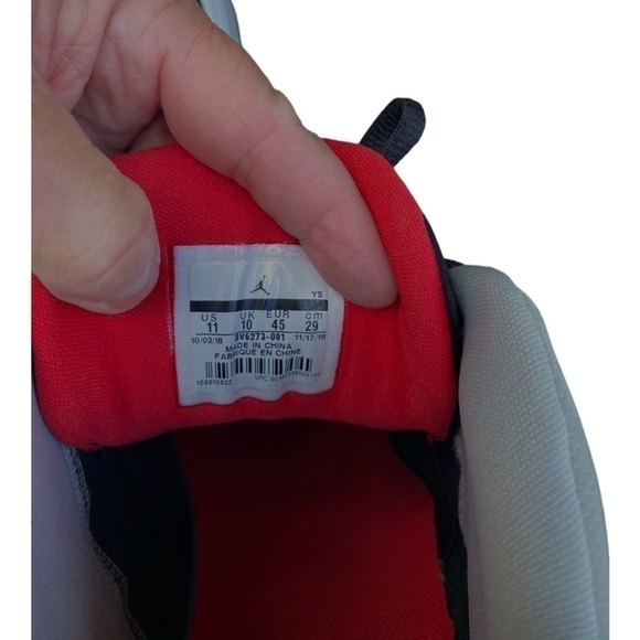 Jordan Big Fund 23 Black Suede Mens 11 - Picture 3 of 14